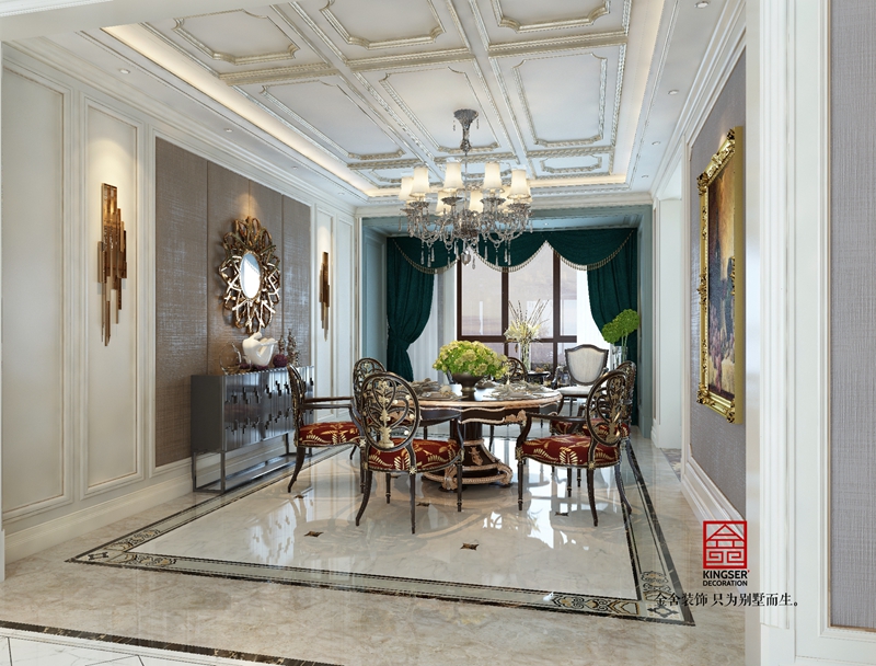 新源燕府550平新古典設(shè)計(jì)效果圖