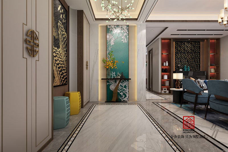 金舍裝飾大者300平別墅新中式風格設計作品