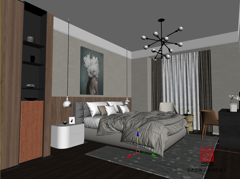 榮盛華府178現代風格效果圖