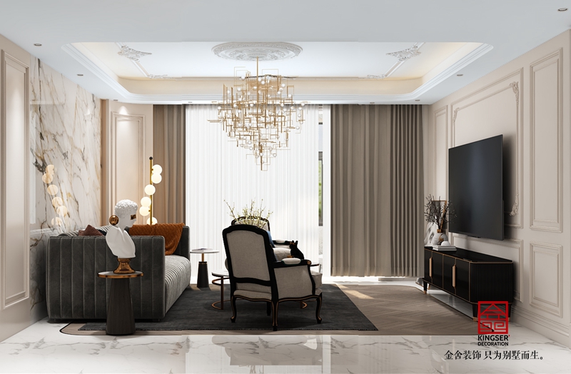 榮盛華府200現代輕奢風格效果圖