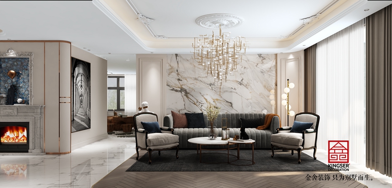 榮盛華府200現代輕奢風格效果圖