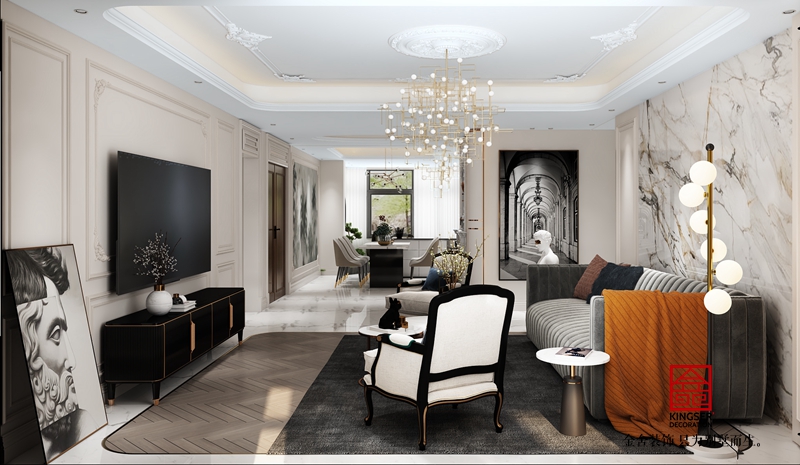 榮盛華府200現代輕奢風格效果圖