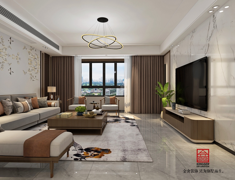 榮盛華府168中式風(fēng)格效果圖