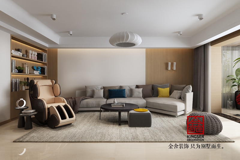 恒大城270平現代風格設計效果圖