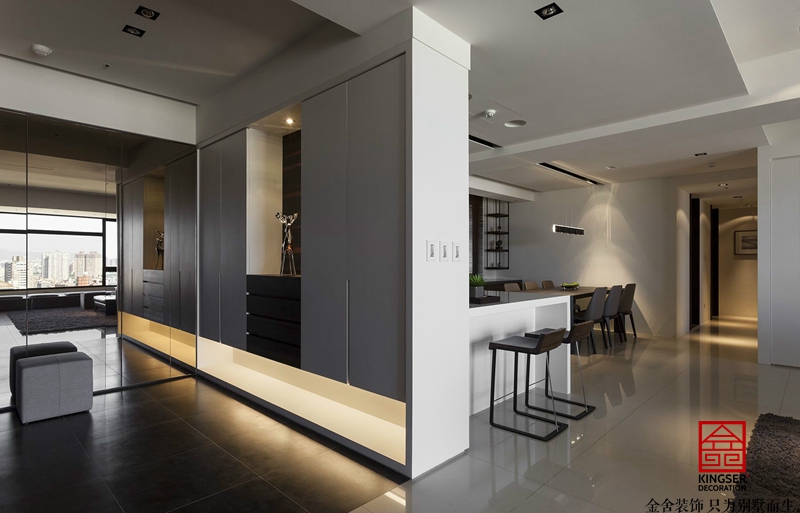 永和徐宅現代風格設計效果圖