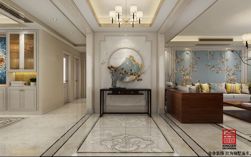 榮盛華府215新中式風格效果圖