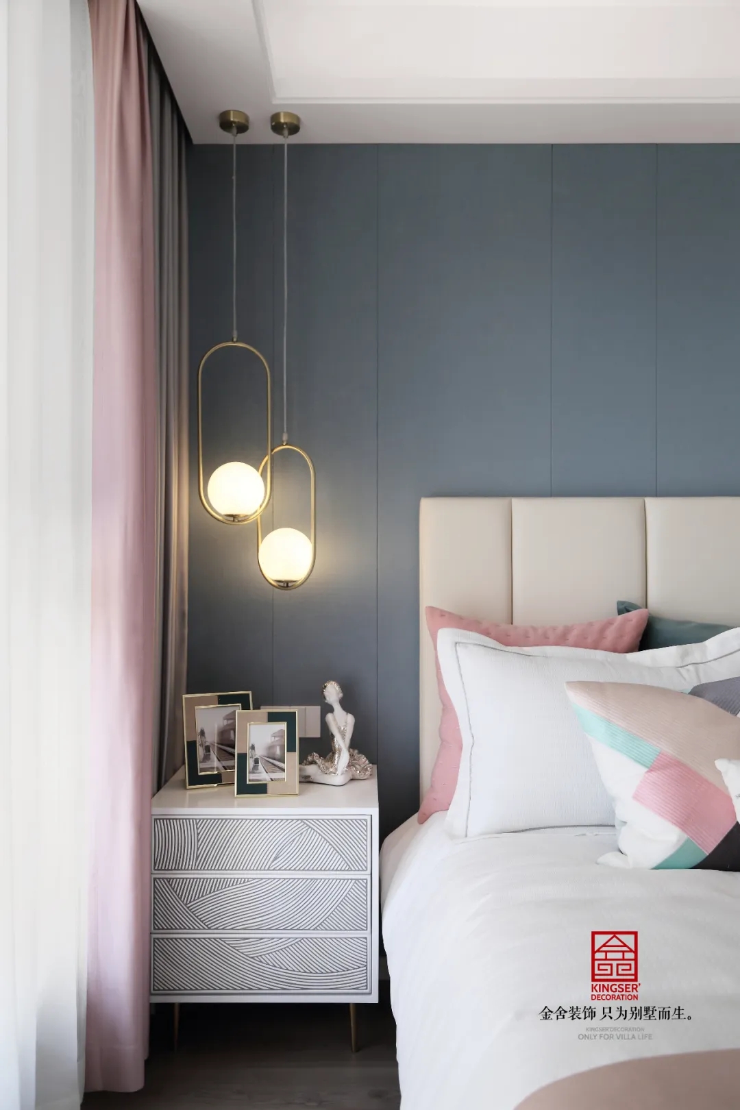 金舍裝飾現(xiàn)代輕奢實(shí)景作品