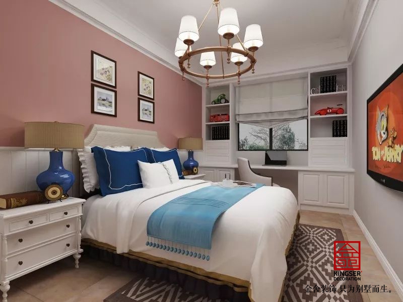 碧桂園180連拼現代簡歐風格效果圖