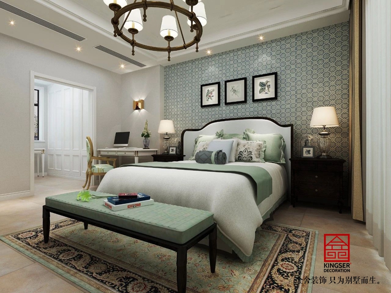 碧桂園180連拼現代簡歐風格效果圖