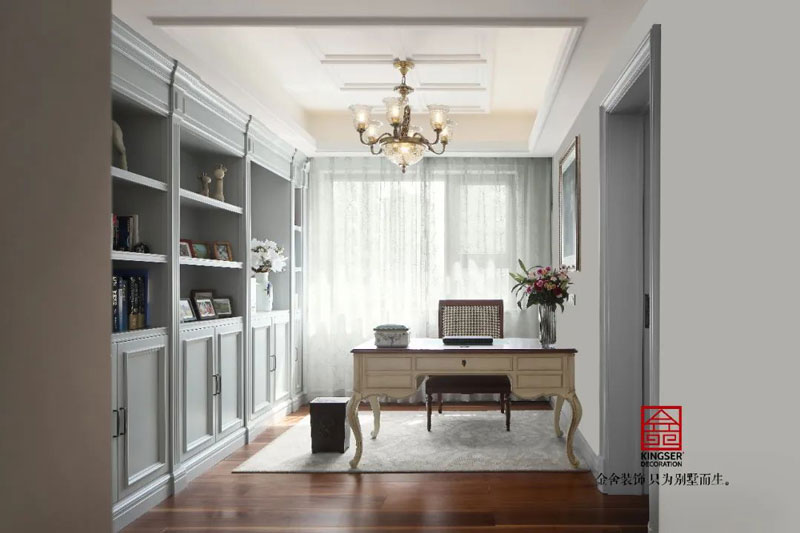榮盛華府185㎡美式風(fēng)格裝修實(shí)景圖案例