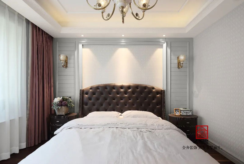 榮盛華府185㎡美式風(fēng)格裝修實(shí)景圖案例