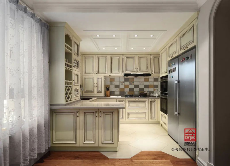 榮盛華府185㎡美式風(fēng)格裝修實(shí)景圖案例