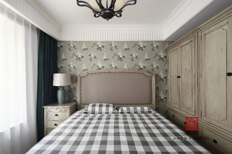 榮盛華府185㎡美式風(fēng)格裝修實(shí)景圖案例