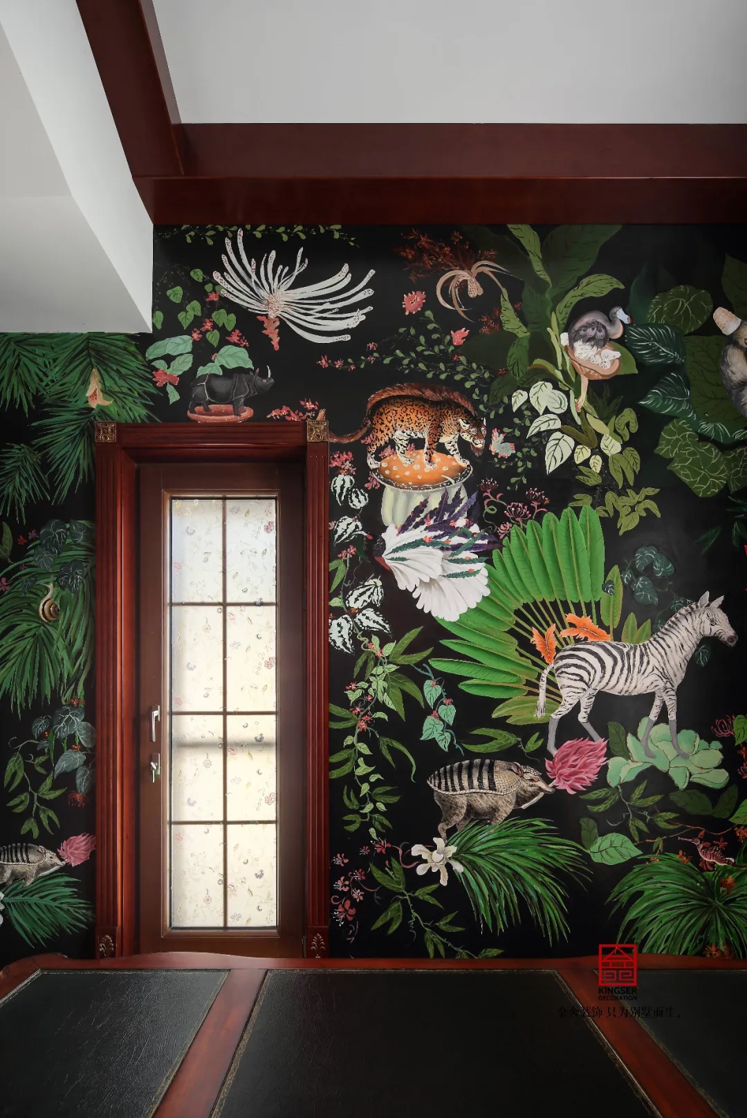 金舍裝飾上山間400平美式風(fēng)格實(shí)景作品