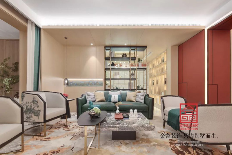 唐宮原著樣板間400平米中式風格裝修實景圖