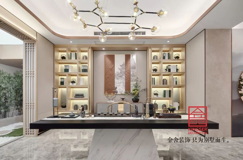 唐宮原著樣板間400平米中式風格裝修實景圖