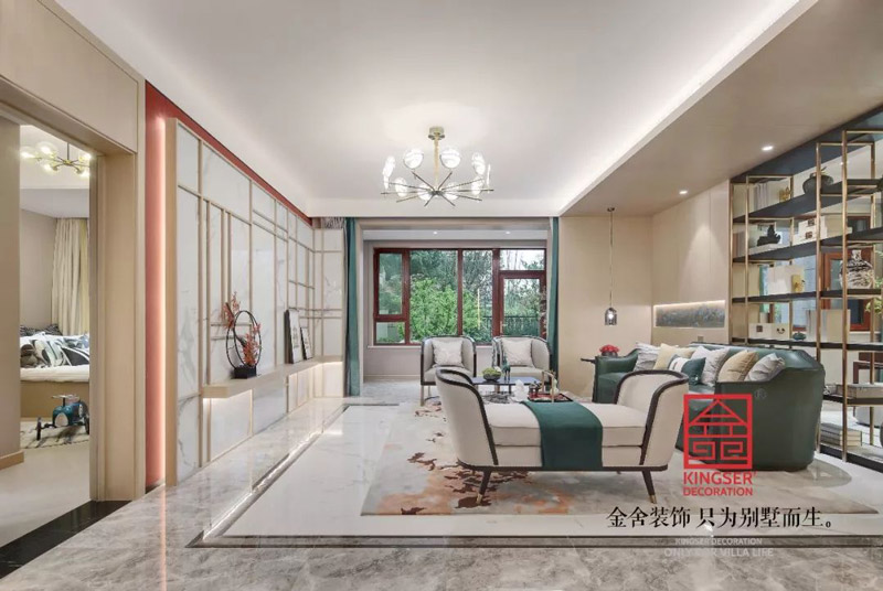 唐宮原著樣板間400平米中式風格裝修實景圖