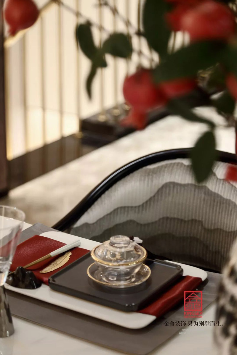 唐宮原著樣板間400平米中式風格裝修實景圖