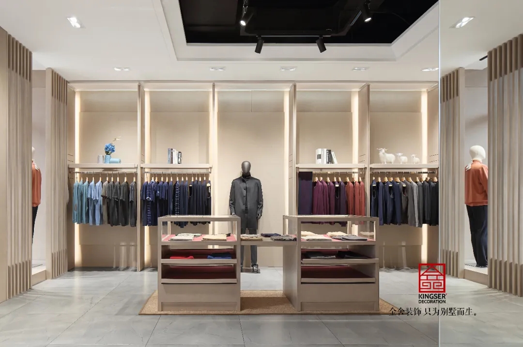 金舍裝飾服裝店工裝500平北歐風格實景案例