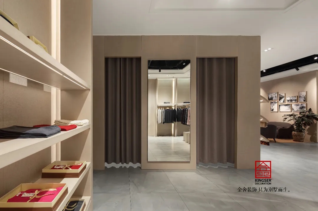 金舍裝飾服裝店工裝500平北歐風格實景案例