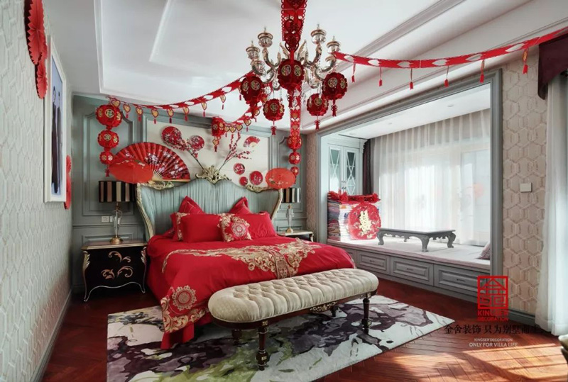 原河名墅600㎡新中式風格裝修實景圖案例