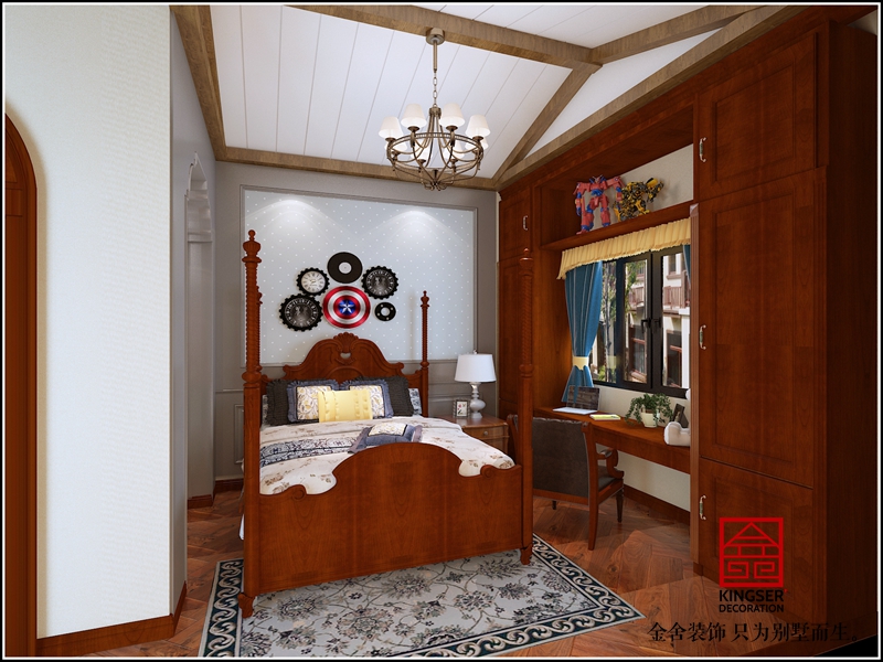 碧桂園212平美式風格效果圖