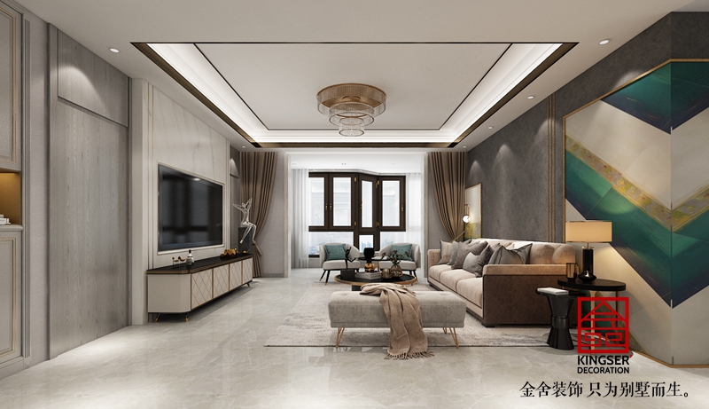 榮盛華府190現代輕奢效果圖