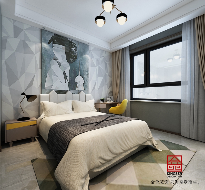 榮盛華府190現代輕奢效果圖