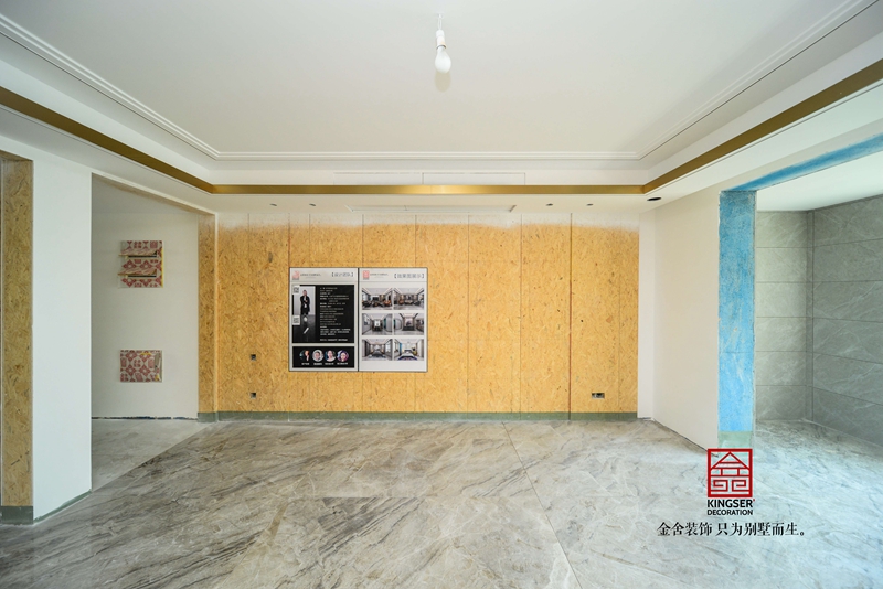 金舍裝飾東南智匯城191平油工施工現(xiàn)場(chǎng)