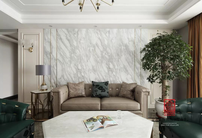 德賢公館160㎡輕奢風格家裝設計實景圖