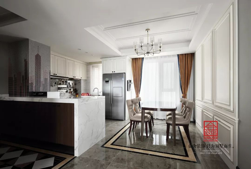 德賢公館160㎡輕奢風格家裝設計實景圖