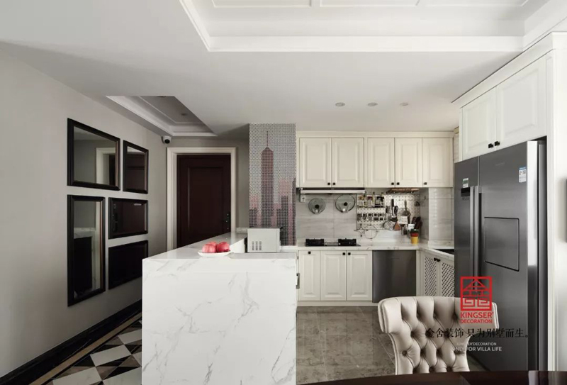 德賢公館160㎡輕奢風格家裝設計實景圖