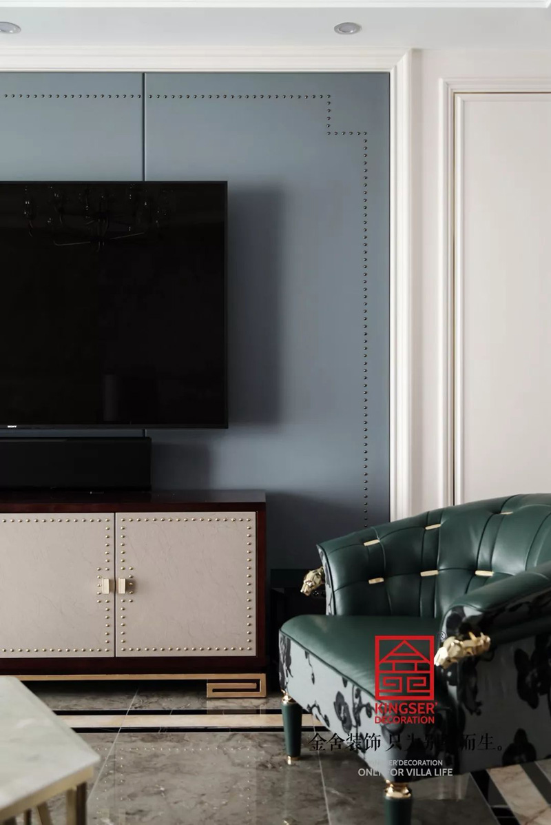 德賢公館160㎡輕奢風格家裝設計實景圖