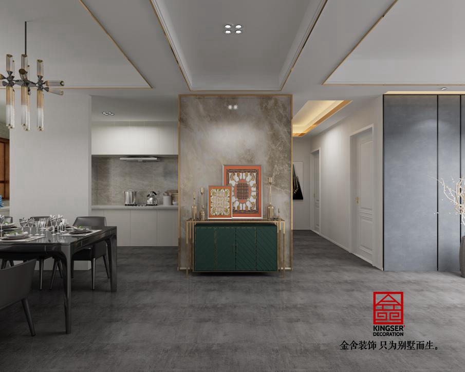 融創(chuàng)中心217平現(xiàn)代簡(jiǎn)約風(fēng)格案例