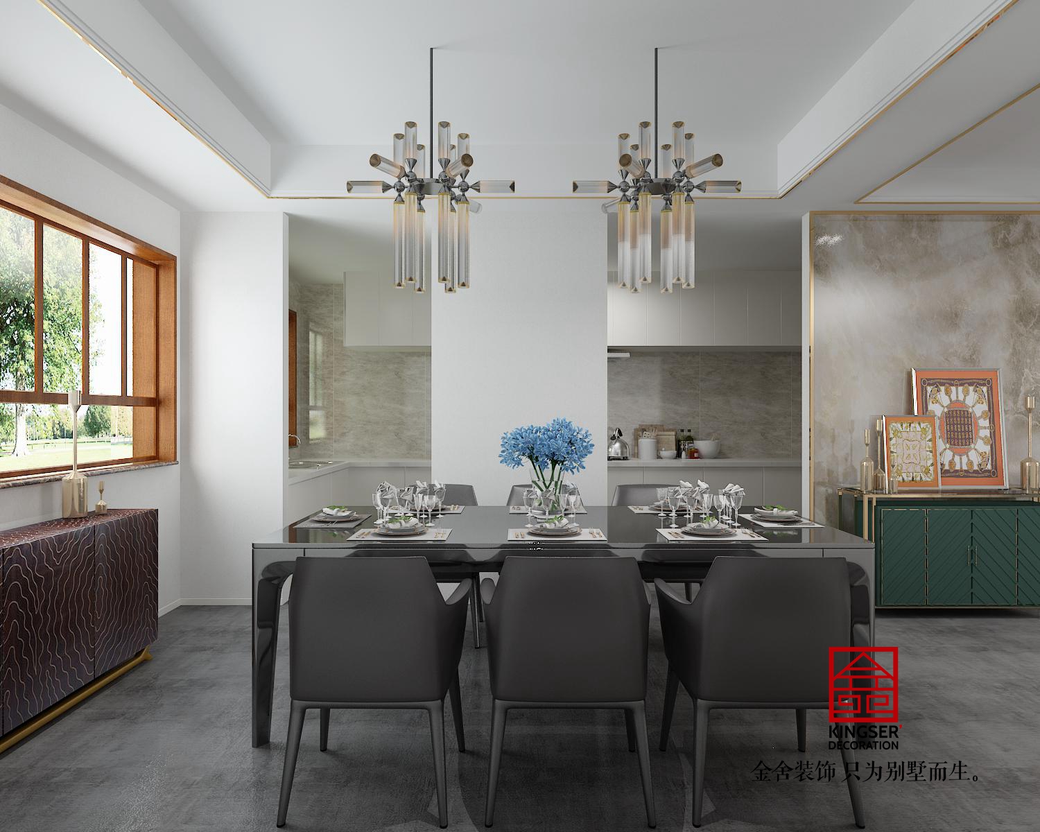 融創(chuàng)中心217平現(xiàn)代簡(jiǎn)約風(fēng)格案例