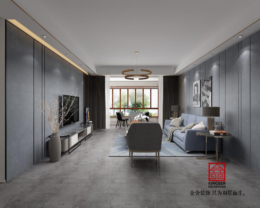 融創(chuàng)中心217平現(xiàn)代簡(jiǎn)約風(fēng)格案例