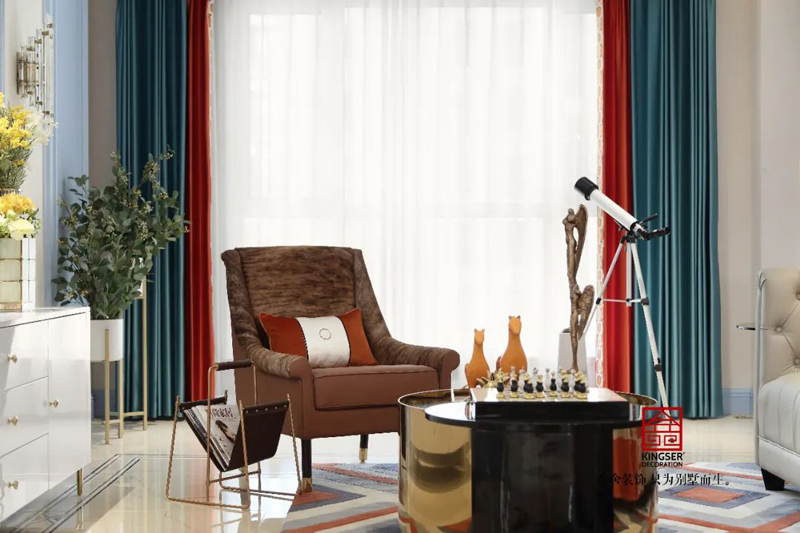 天海容天下樣板間137㎡美式風格實景圖