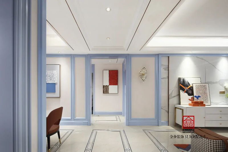 天海容天下樣板間137㎡美式風格實景圖