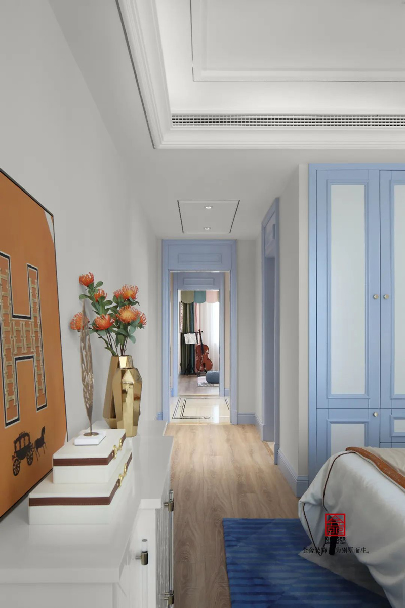 天海容天下樣板間137㎡美式風格實景圖