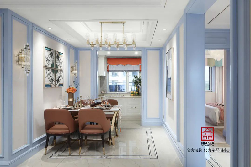 天海容天下樣板間137㎡美式風格實景圖