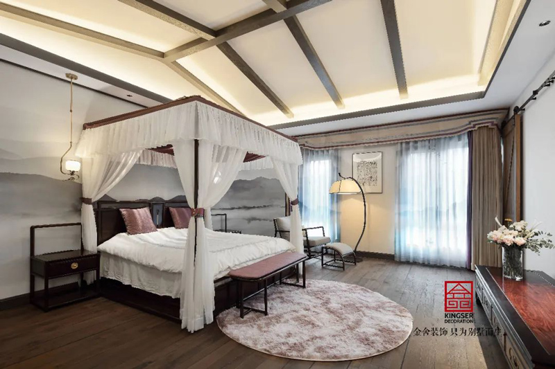 山水清音500㎡新中式風格別墅裝修實景圖