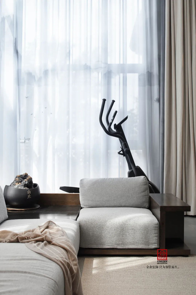 山水清音500㎡新中式風格別墅裝修實景圖