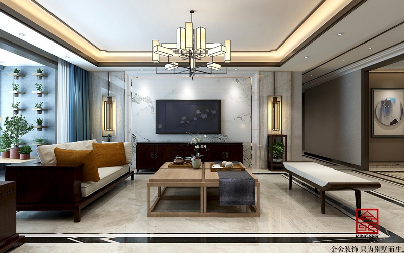 融創中心217平新中式風格案例