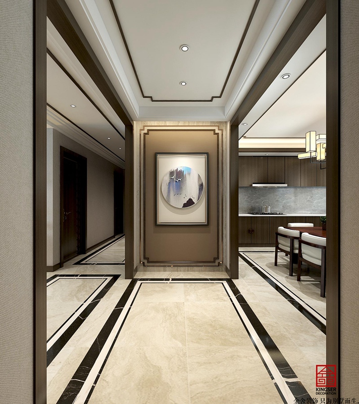 融創中心217平新中式風格案例