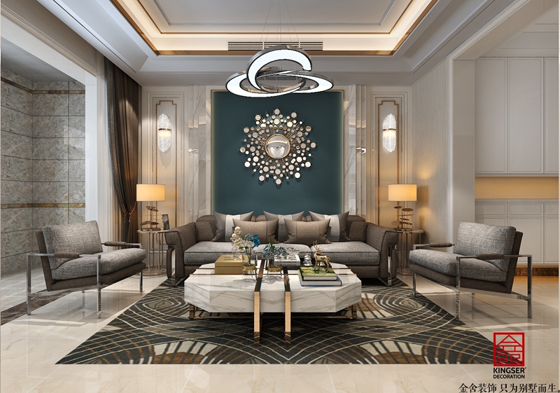 融創中心155平現代輕奢風格案例