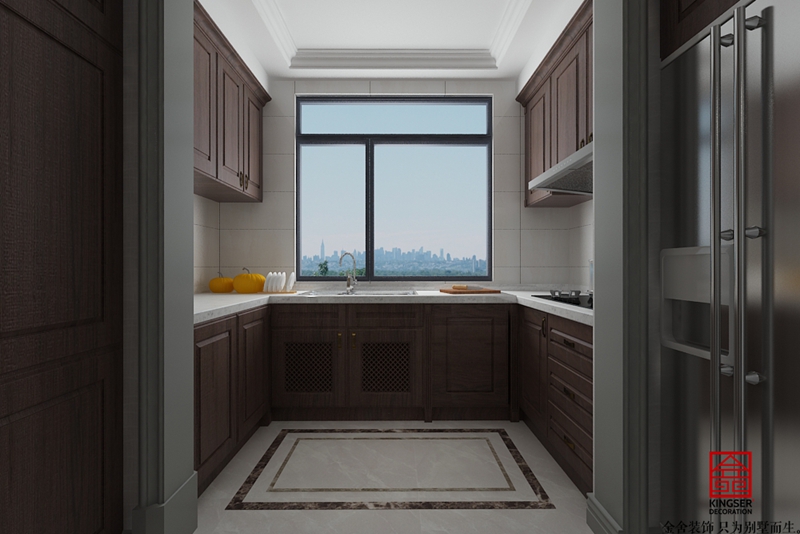 融創(chuàng)中心155平簡美式風格案例