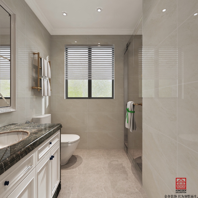 融創(chuàng)中心155平簡美式風格案例