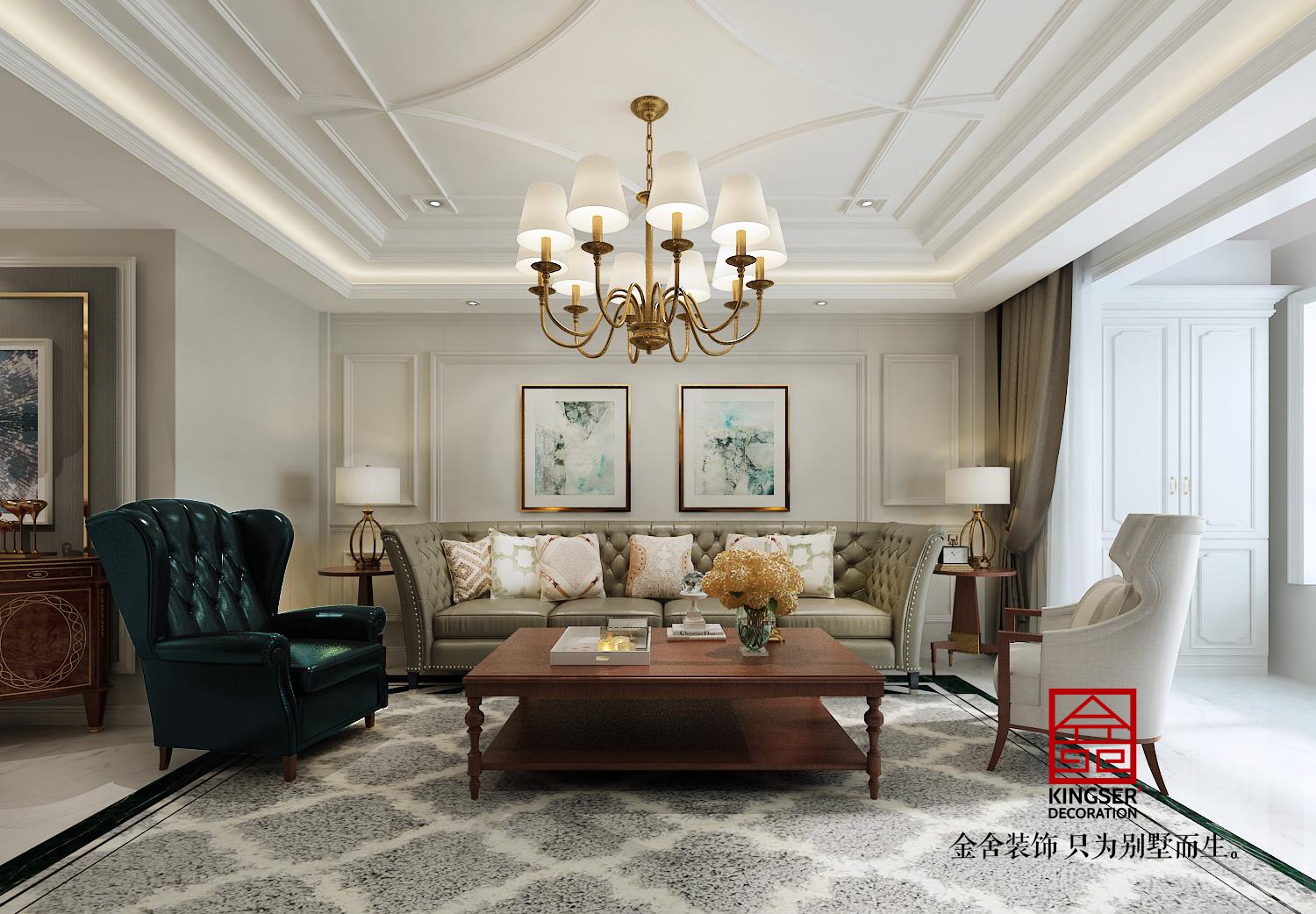 融創中心180平簡美風格案例