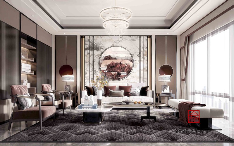 龍湖天宸原著200平中式風格