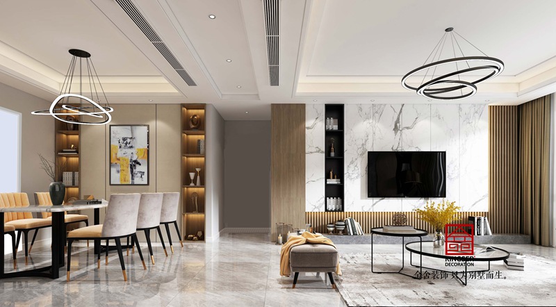 龍湖天宸原著200平中式風(fēng)格